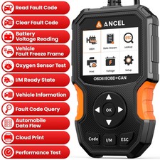 Reset Engine Light Code Reader Obd2 Scanner Diagnostic Tool Battery Volt Test