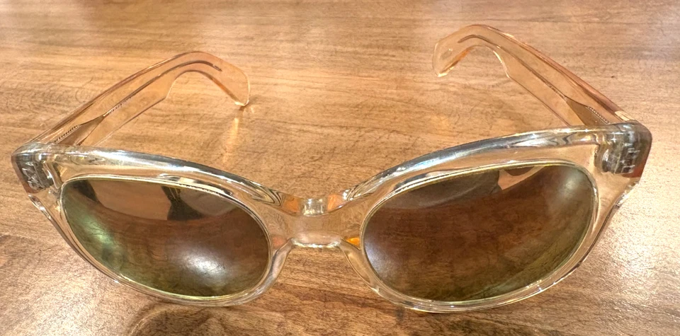 Gafas de sol Oliver Peoples para mujer Jacey translúcidas pulidas doradas espejo 53 mm R1610 Foto 4 de 4