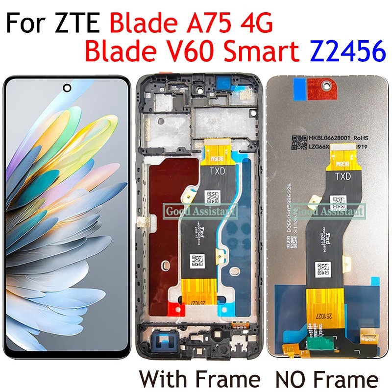 For ZTE Blade A75 4G / Blade V60 Smart Z2456 LCD Display Touch