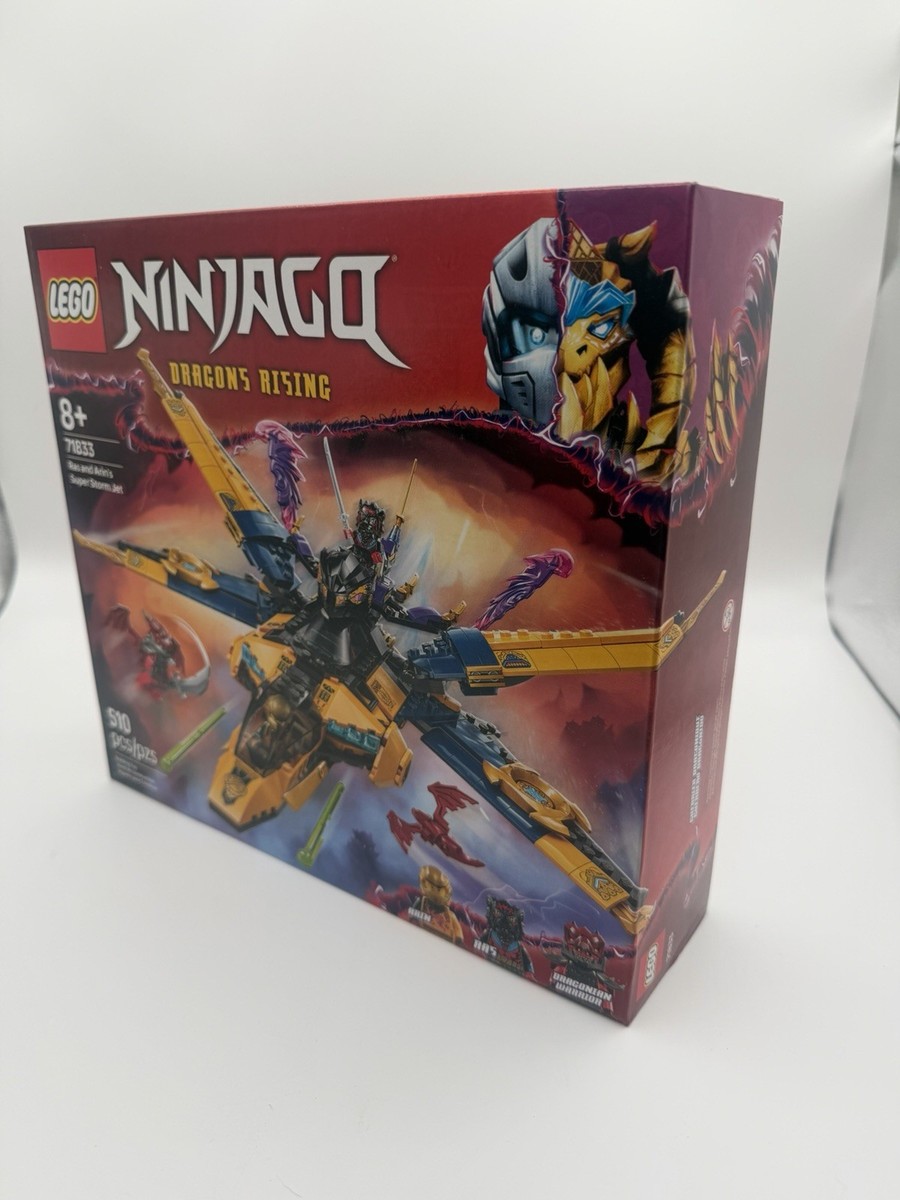 LEGO NINJAGO: Ras and Arin's Super Storm Jet (71833) Sealed - Read
