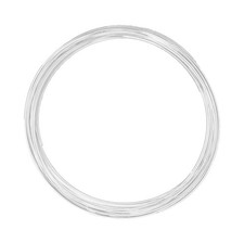 20 Gauge, Round, Half Hard, 940 Argentium Silver Wire - 10 FT - for Jewelry A...