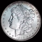 1902 O Morgan Dollar / Mostly White Ch. BU New Orleans Mint