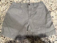 Chubbies Men  s Originals Shorts Size Small Grey Chino Elastic Waist 5.5" Inseam