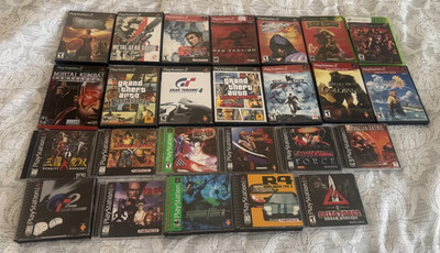 Video Game Lot of PS1- PS2 - Xbox 360 - Xbox - Most CIB - Very Good Condition!
