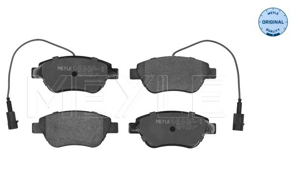 025 237 0617/W Meyle brake pad set, disc brake for Abarth, Alfa Romeo