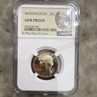 1969-S Washington Quarter 25C Proof Silver NGC Slab Cert #8703268-038