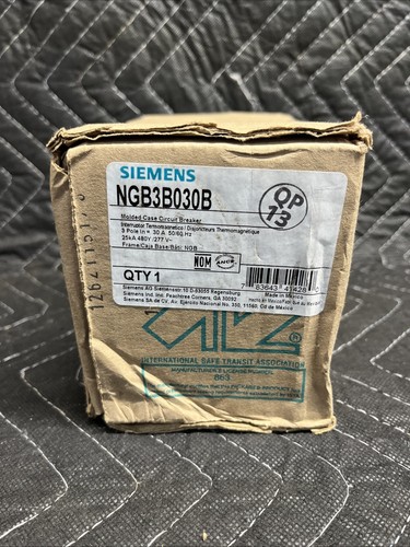 NEW SIEMENS NGB3B030B CIRCUIT BREAKER