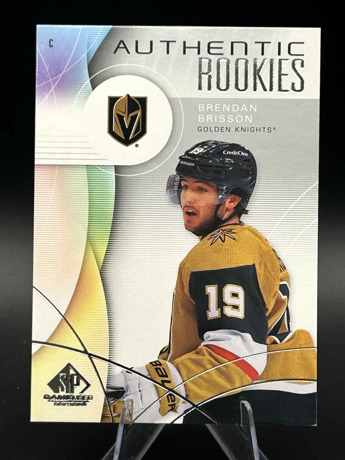 2024-25 Upper Deck SP Game Used Authentic Rookies Brendan Brisson #259 RC H448