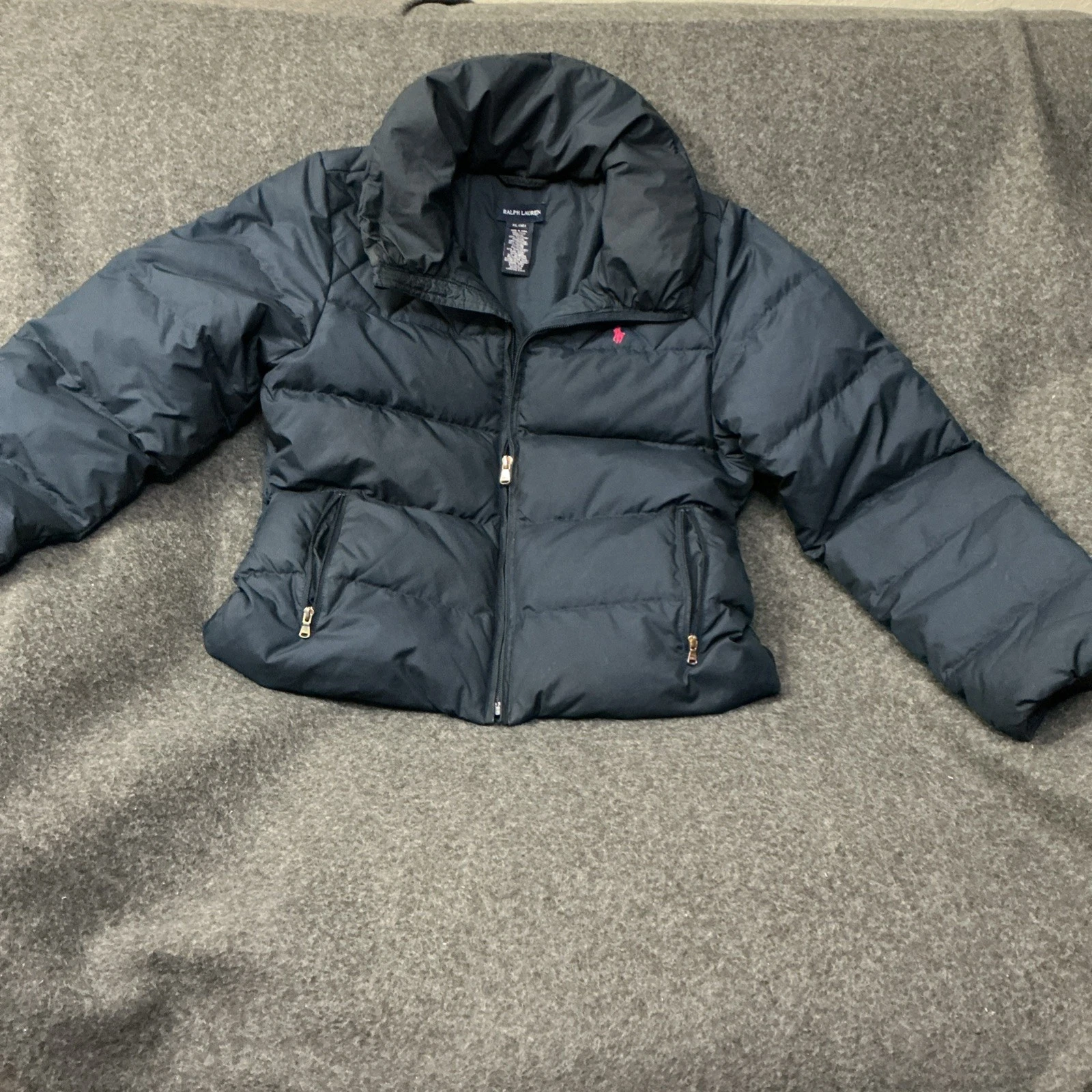 Polo Ralph Lauren puffer jacket boys navy blue XL(16)
