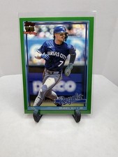 2026 Topps Series 1 - 1991 Topps Baseball Bobby Witt Jr. #T91-3 Green /99