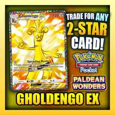 Gholdengo Ex Full Art - Pokémon TCG Pocket Card - Paldean Wonders - Englisch