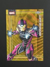 2026 Topps Chrome Marvel Comics #58 Ironheart Gold Wave Refractor /50
