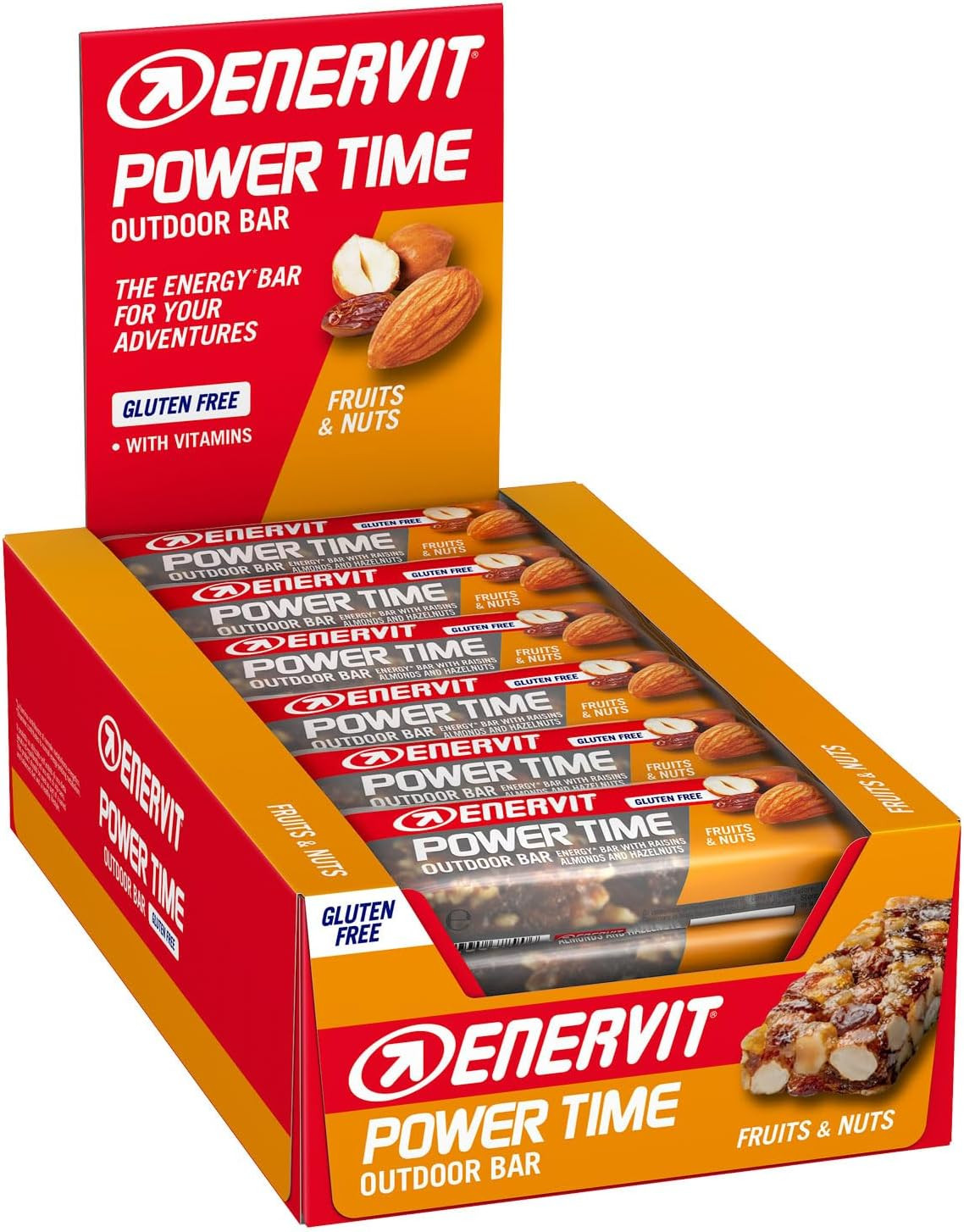Power Time Frutta Secca Enervit | Barretta Energetica Snack Vegano 35g