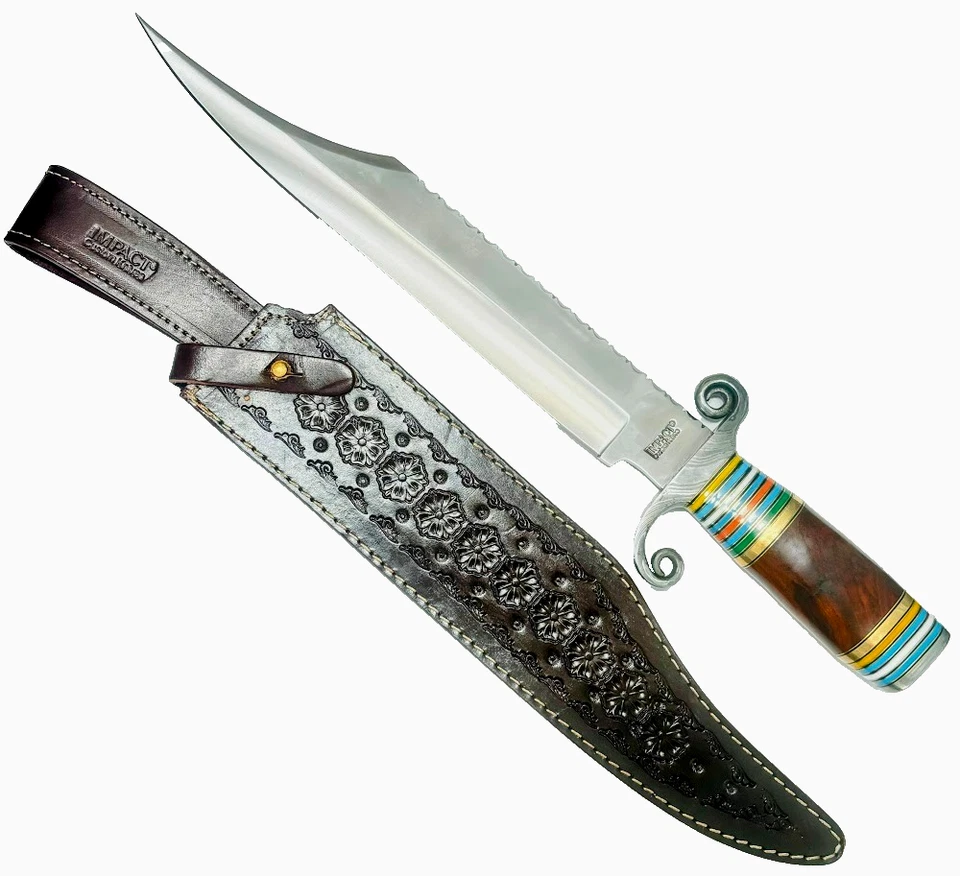 Impact Cutlery Custom Made Fixed Blade Knife UNUSED 20" Handmade RARE Knives - Image 2 of 4