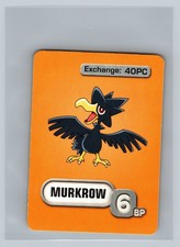 Murkrow Pokemon Master Trainer 2005 Game Character Card REPLACEMENT Part Hasbro