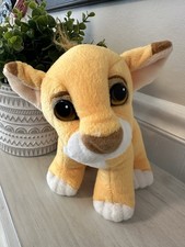 Disney Mattel Sitting SIMBA LION KING Stuffed Animal Plush Toy Vintage 1993