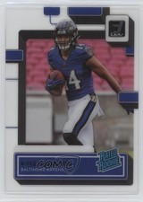 2022 Panini Clearly Donruss Rated Rookie Kyle Hamilton #88 13bp