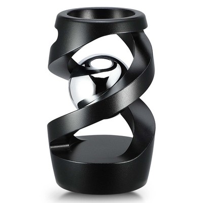Kinetic Optical Illusion Toys, Desktop Fidget 2.6 inches, Black