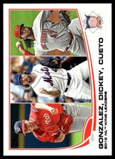 2012 NL Wins  Gio Gonzalez  R.A. Dickey  Johnny Cueto 2013 Topps #287