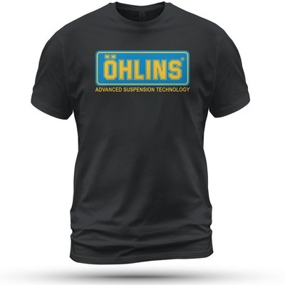 Ohlins Car Racing Suspension Logo T-Shirt Funny Size S-5XL Made in USA