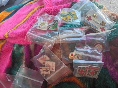 Vintage American Red Cross Lapel 18 Pin Lot, make an offer!!!!