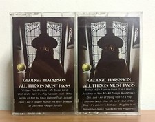 GEORGE HARRISON All Things Must Pass  Vol. 1 & Vol.2 Cassettes , Rare 1971 C-14