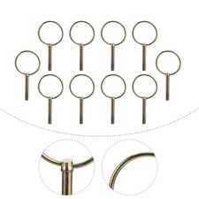 10pcs Heavy Duty Lynch Pin Safety Linch Pin Steel