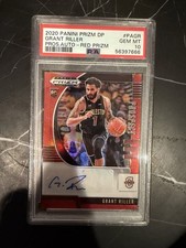 2020-21 GRANT RILLER Prizm Draft Basketball Auto Red Prizm /199 HORNETS PSA 10