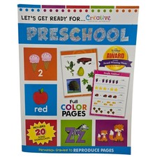 Creative Teaching Materials Lets Get Ready for Preschool Learning Workbook