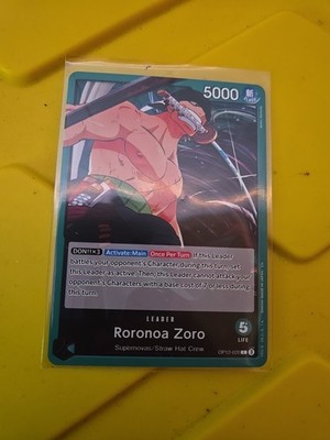 One Piece CG Roronoa Zoro OP12-020 Legacy of the Master Leader!