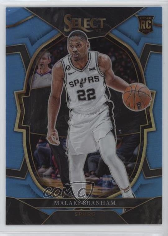 2022 Panini Select Concourse Light Blue Prizm /299 Malaki Branham Rookie RC 00em