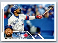 2023 Topps #186 Teoscar Hernandez - Toronto Blue Jays