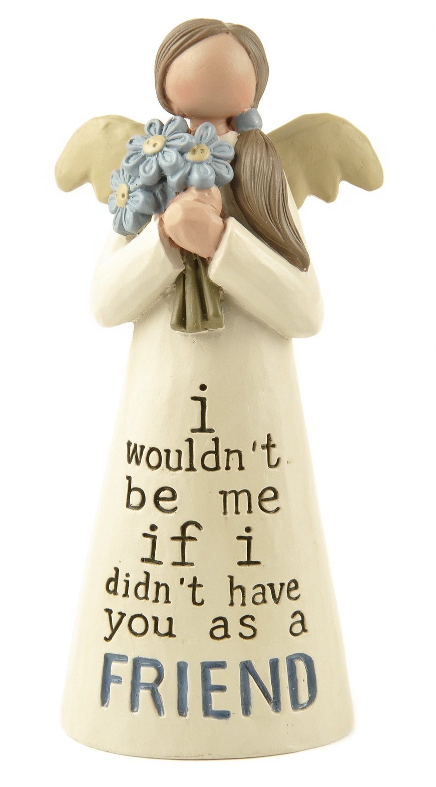 Heaven Sends I Wouldn't Be Me If I Didn't Have You As A Friend Angel Ornament