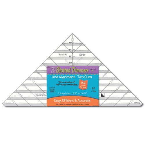 Cleary Perfect Slotted Trimmer A2 by New Leaf Stitches – Quilting Ruler ...