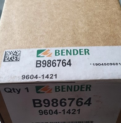 BENDER Analog Messgerät B986764 9601-1421 Neu Versiegelt 