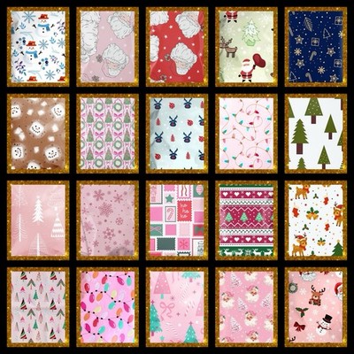 Poly Mailers Christmas Assortment 14x17 & 14x19 Inches