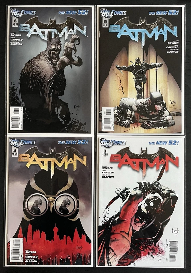 Batman Nuevo 52 #0, 1-52 Anuales #23.1-23.4 Casi Nuevo/Nuevo+ #6 Corte de Búhos DC Comics Lote Foto 3 de 4