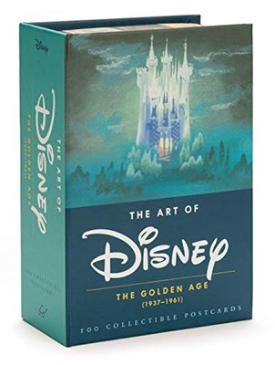 The Art of Disney: The Golden Age (1937-1961): 100 Coll... Postcard book or pack