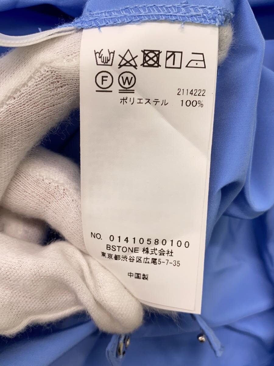 AMERI Shirt Dress S Polyester BLU Solid 014105801… - image 5