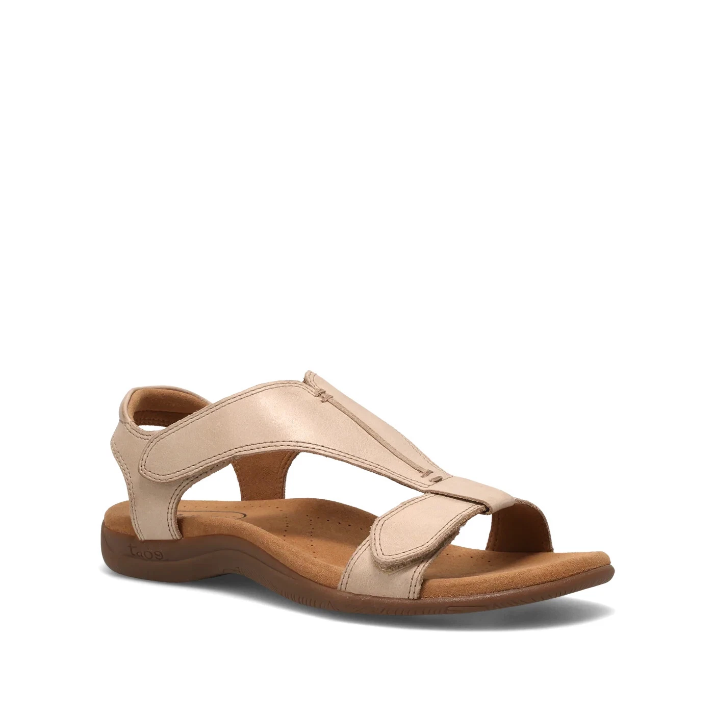 Women's New TAOS "The Show" Premium Leather Sandal - Stone - All Sizes