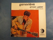 EP ITALY - GIORGIO GABER - "GENEVIEVE" - ROCK & ROLL - ROCK - POP - 1959