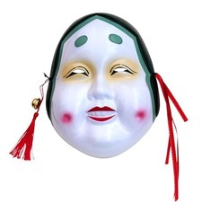 Clearstone Japanese-style Okame Mask Unisex White