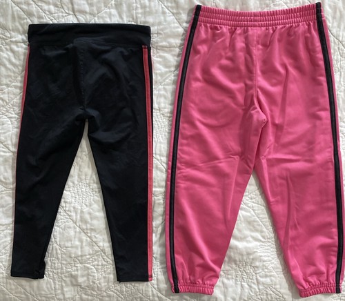 Lot of 2 - Girl's 3 Stripe adidas Lined Jogger & Athletic Legging, Size 4T - Picture 6 of 6