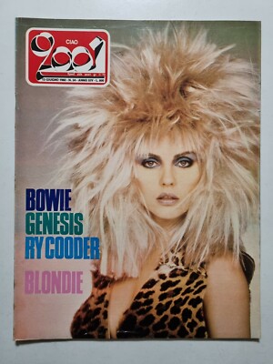 CIAO 2001 24-1982 BLONDIE-DAVID BOWIE-GENESIS-RY COODER-PHIL COLLINS-FRANKS