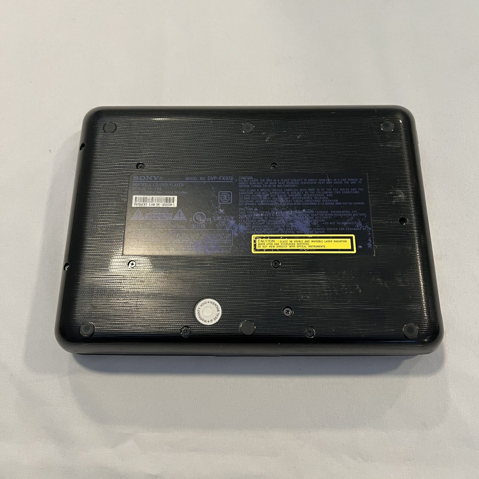 Sony DVPFX970 Portable 9" DVD Player Includes Chargers And Remote! Tested eBay