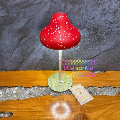 John Derian For Target 2024 Mushroom Table Lamp Red Thanksgiving