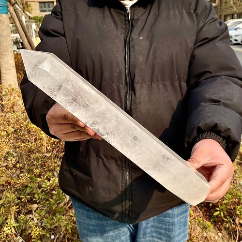 5.68LB Large natural crystal quartz products with white crystal pillar decoratio - 第 10/12 張圖片