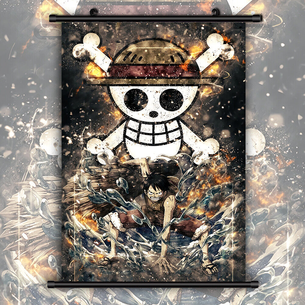 Quadro Decorativo Animes One Piece Mugiwaras Gear 5