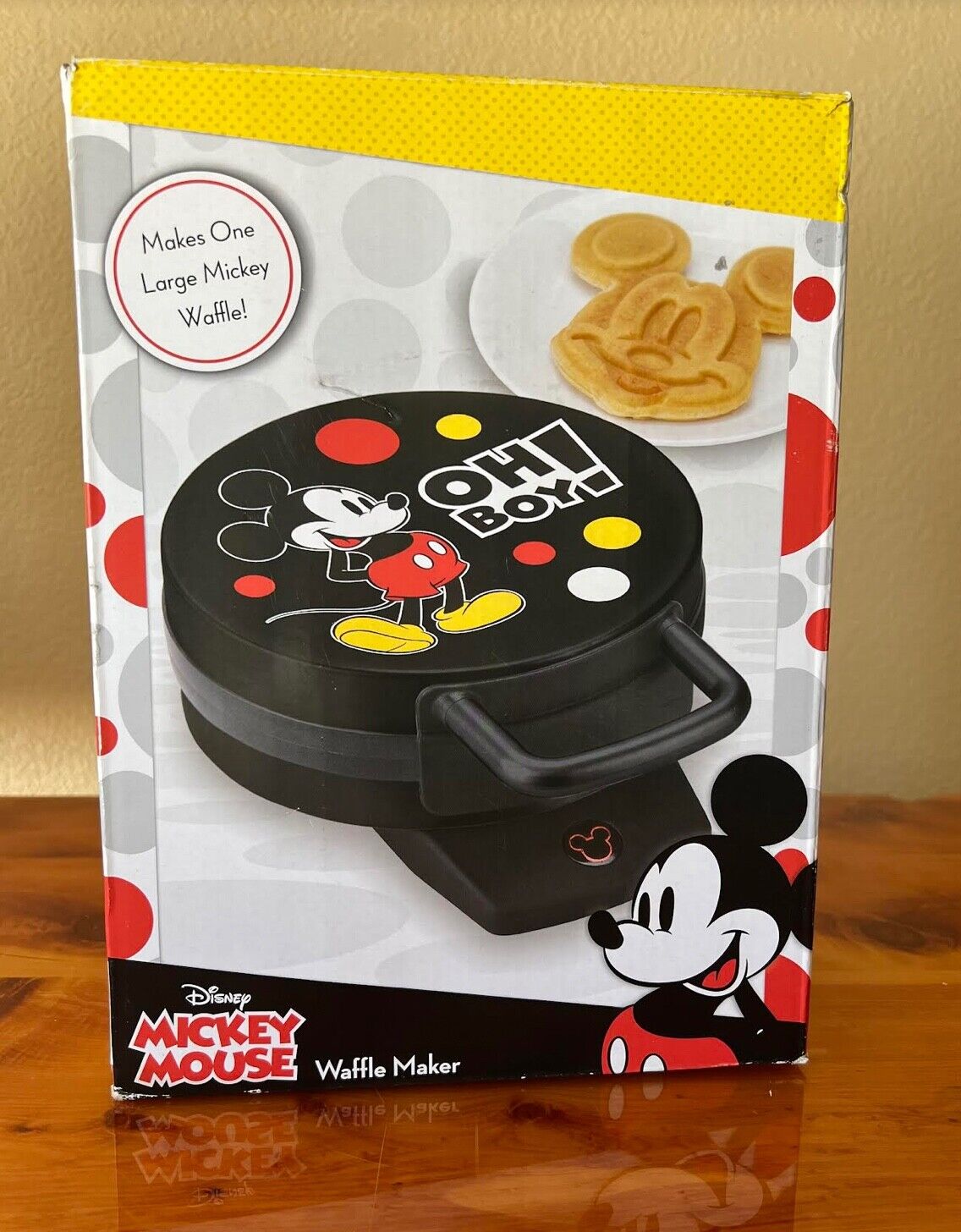 Gaufrier souris Disney Mickey - Antiadhésif - 800 watts - DCM-12 - Neuf  dans sa