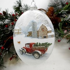 Stony Creek Decorative Lights Country Christmas 5" Lightable Ornament MSN56A